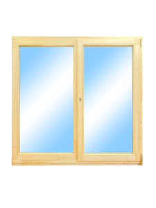90661286 Окно деревянное Timber&Style ОД ОСП (60) 1460х1470 мм с однокамерным стеклопакетом STLM-0327440 Santreyd