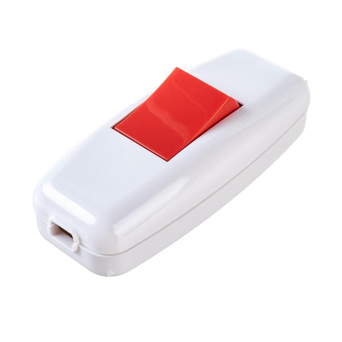 715-1101-611 Выключатель навесной бело-красный Lezard Accessories