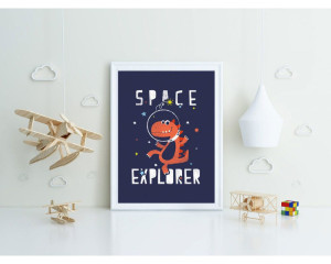 93824353 Постер в раме Space Explorer 681443013048, 60х90 см STLM-0578871 ПРОСТОПОСТЕР