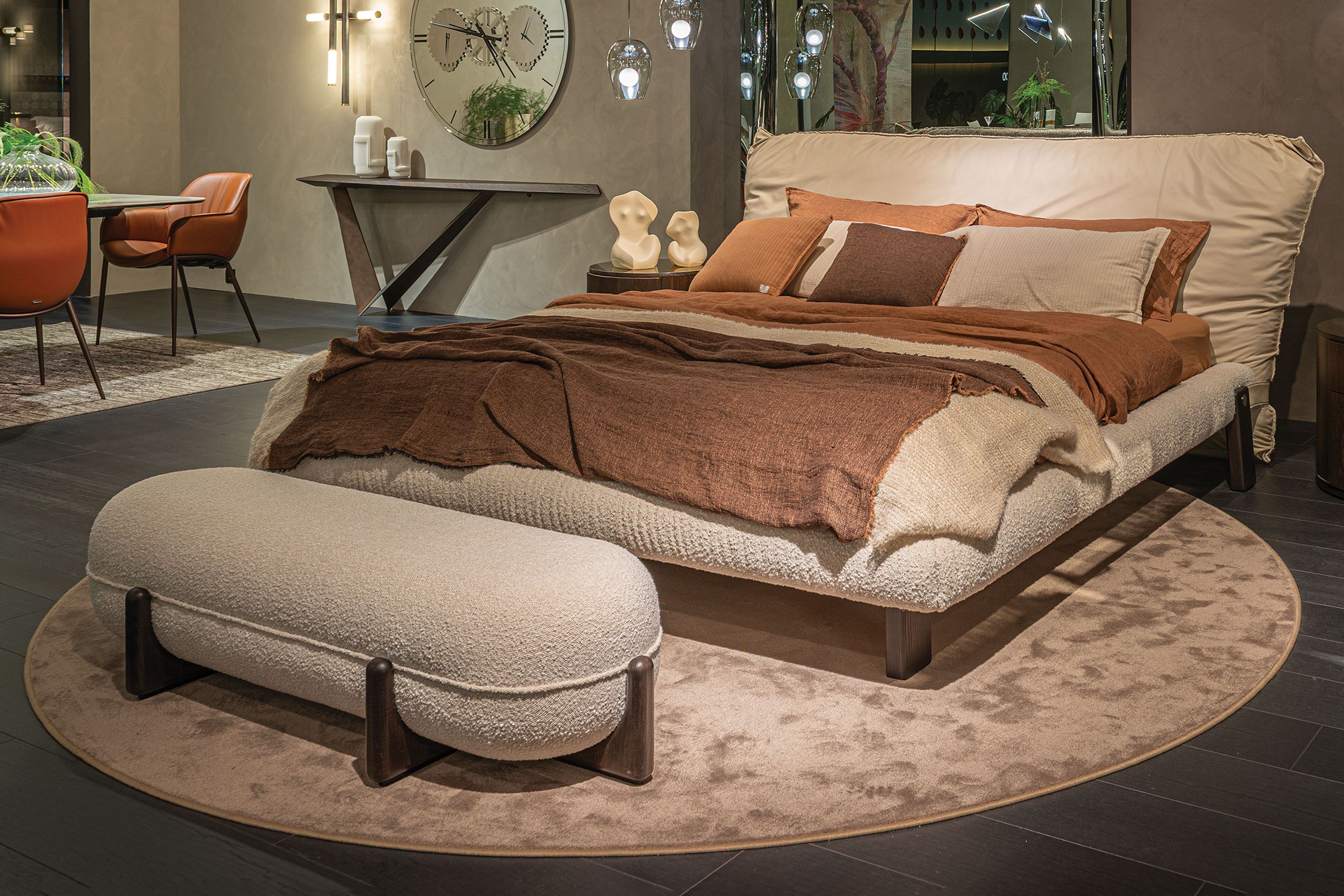 Мягкая скамейка из ткани Cattelan italia CHOPIN ARCH-00041474