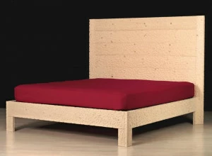 Mirabili Двуспальная кровать из дерева с высоким изголовьем Mirabili arte d'abitare