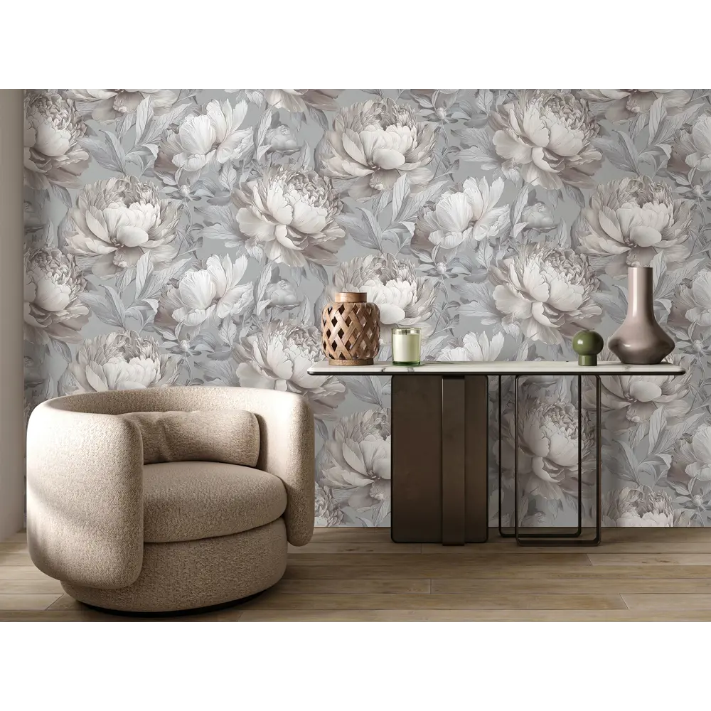 Обои флизелиновые Victoria Stenova Bohemia серые 1.06 м VS585988 STLM-2137965