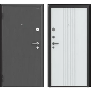 Дверь входная металлическая Премиум New 98x205 см левая белый