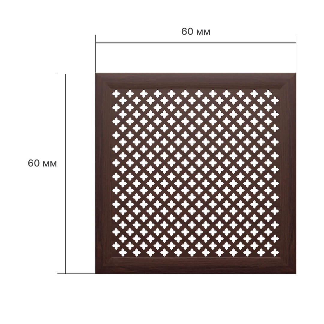 Экран для радиатора 60х60 см Готико венге STELLA Standart STSR-1122 - Вид №2
