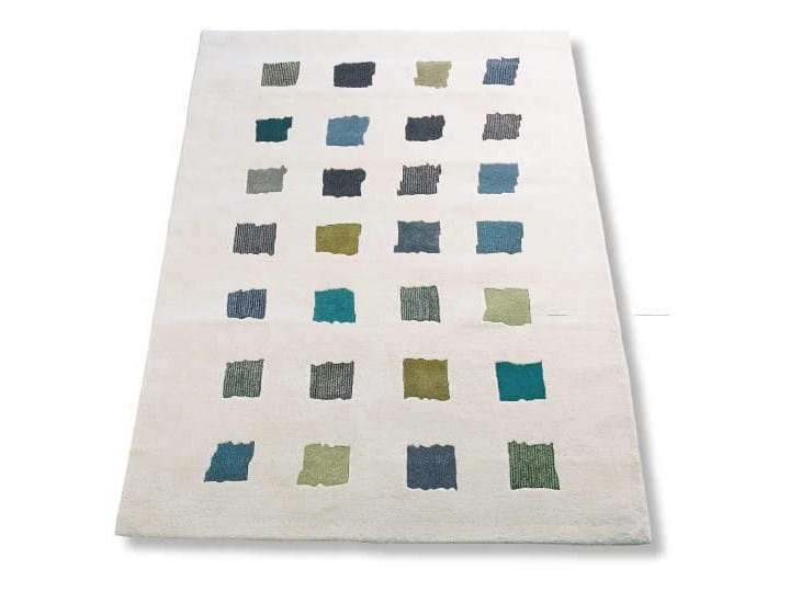 Прямоугольный ковер ручной работы с геометрическим рисунком Garbarino OPUS ARCH-00124423