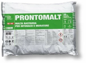 Bacchi Многоцелевой миномет в предварительно дозированной упаковке Malte, massetti e betoncini