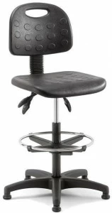 Linea Fabbrica Офисный стул из полиуретана с подставкой для ног Prema