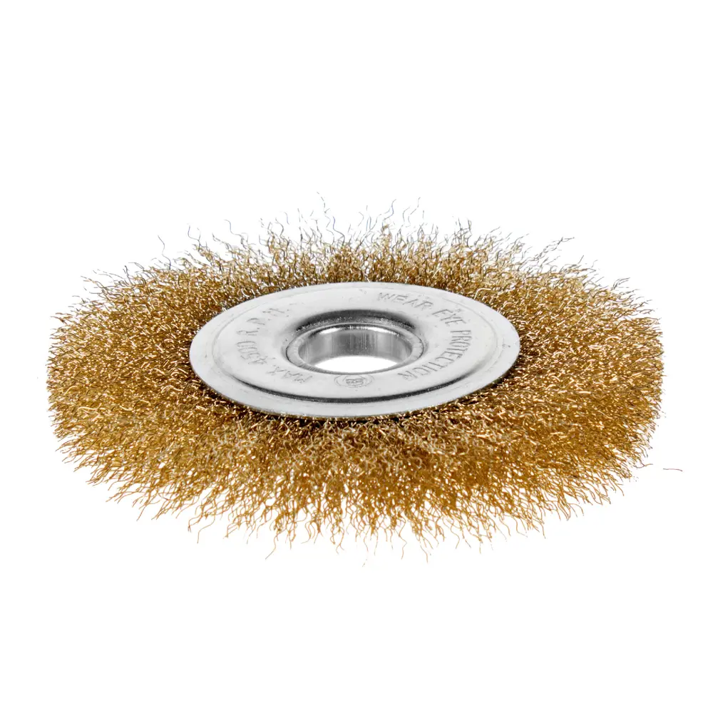 Щетка для УШМ дисковая Dexter 125 мм латунная STLM-2182104