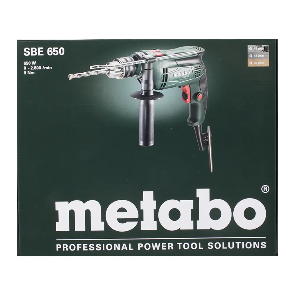 Дрель сетевая ударная Metabo SBE 650, 650 Вт STLM-2018018 - Вид №3