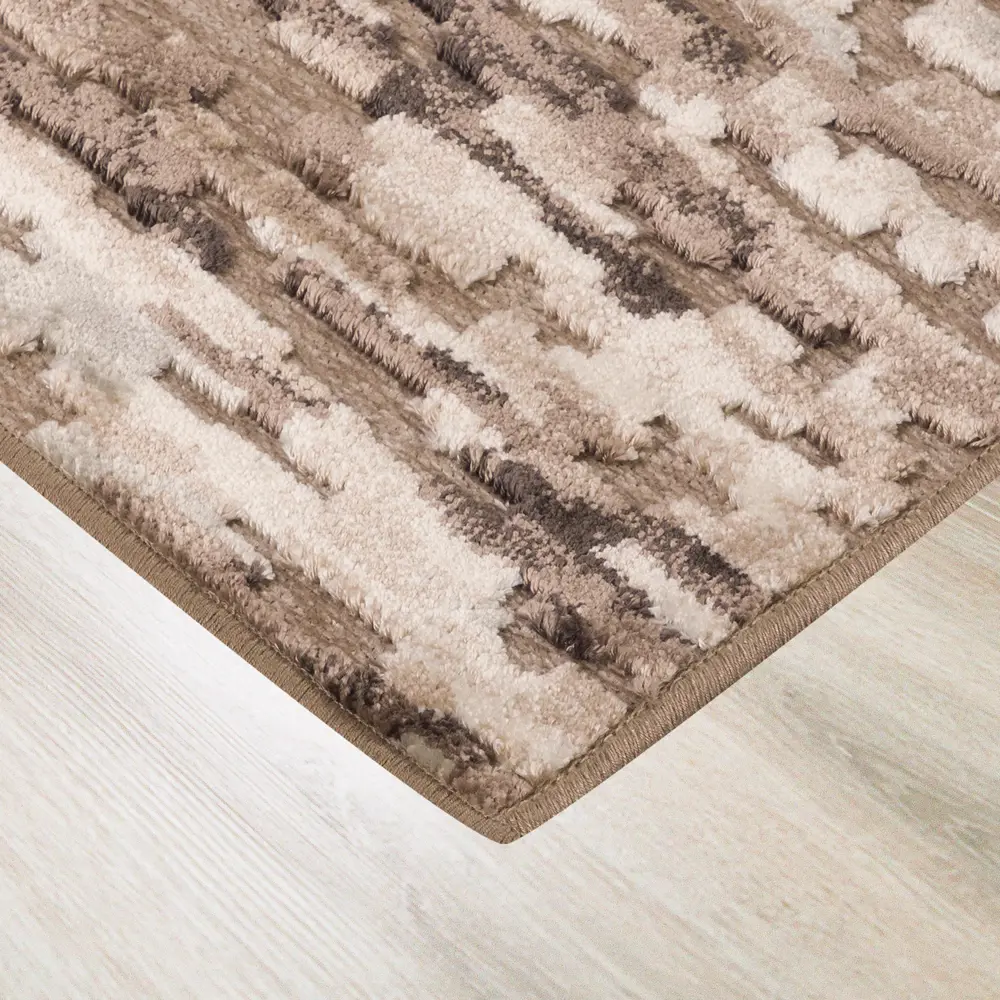 Ковер вискоза Genova 308-652590 65x110 см цвет бежевый RAGOLLE STLM-2105137 - Вид №2