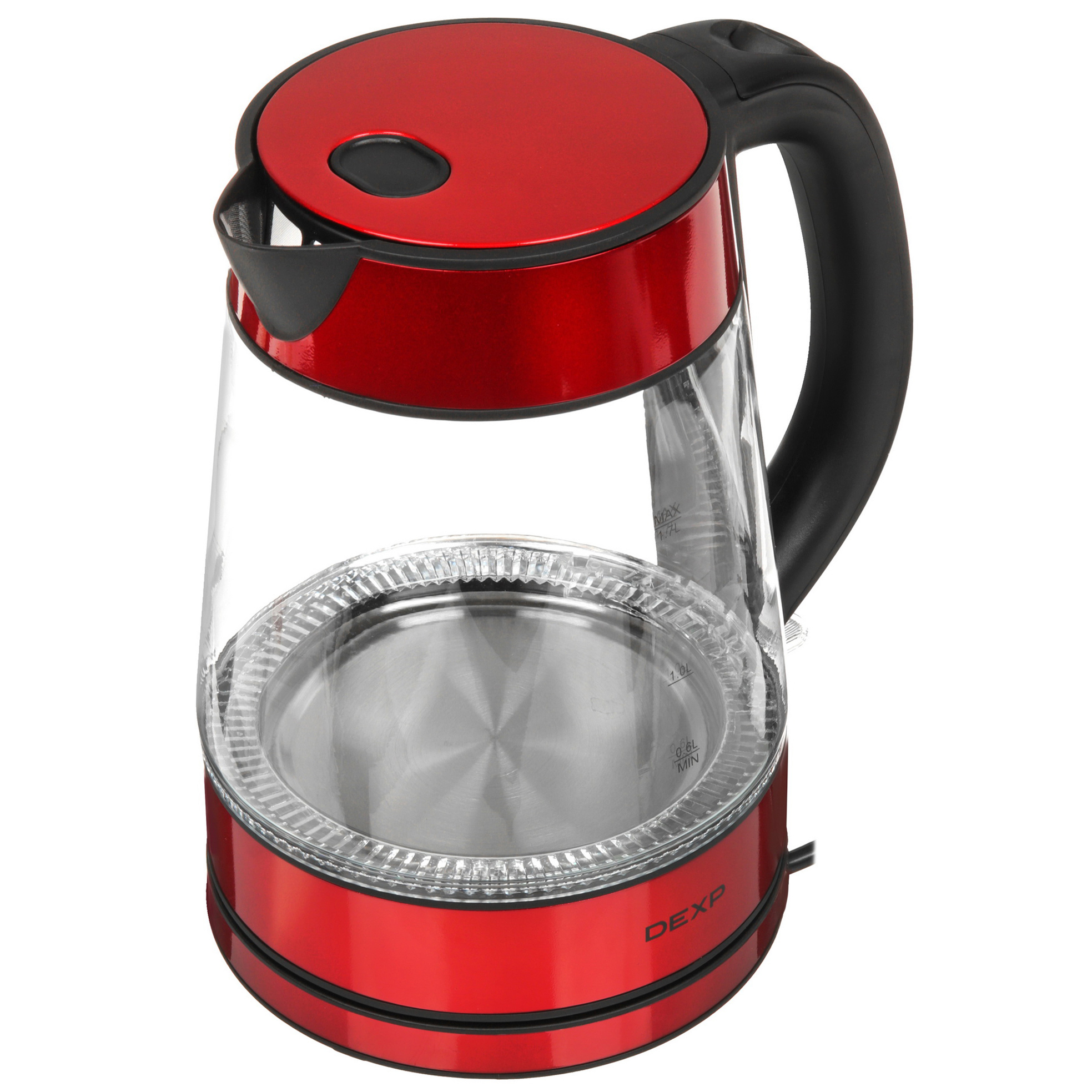 9081692 Электрочайник DEXP EK-06GPR красный STDN-0002494 - Вид №2