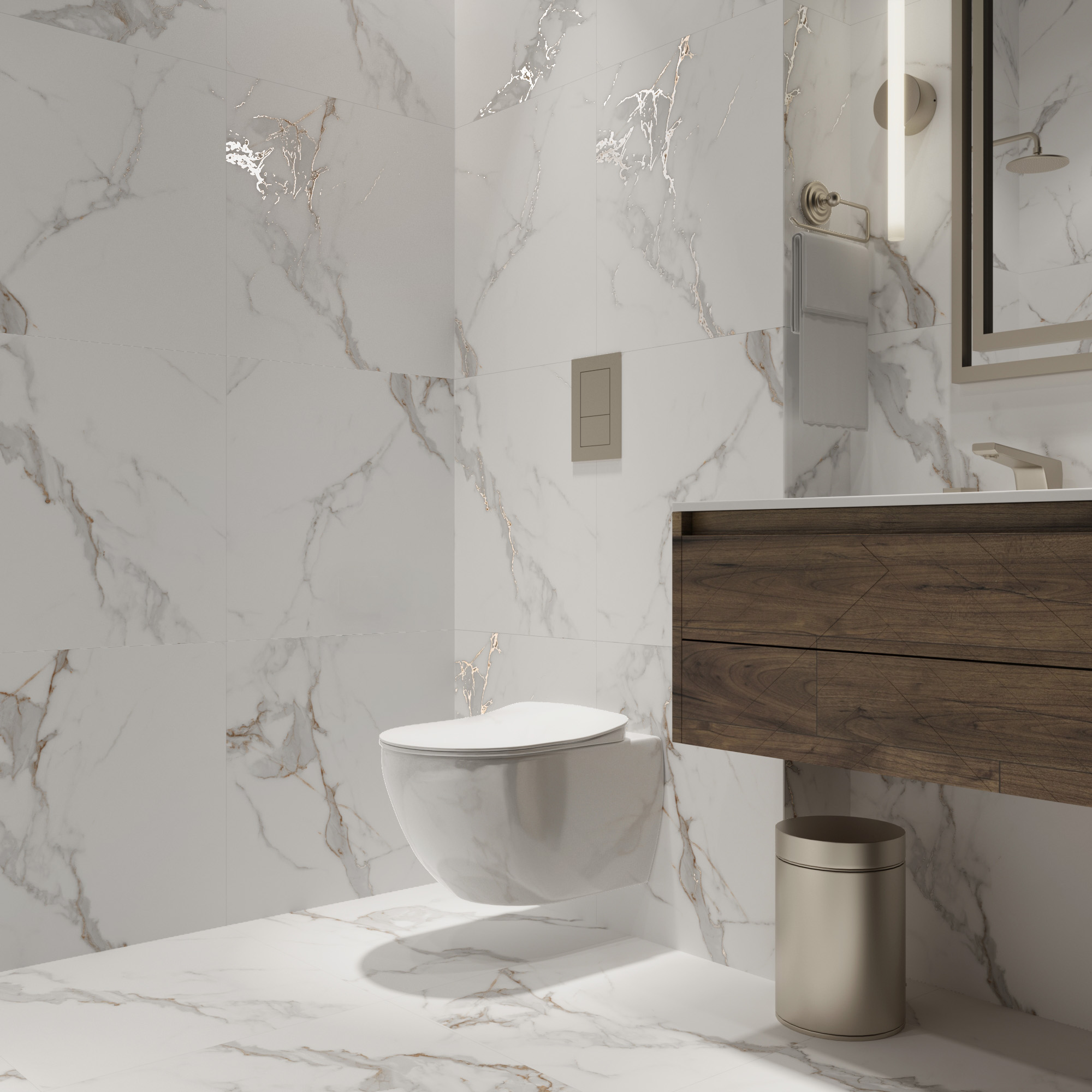 Керамогранит STATUARIO SEVILLE 60х60 Arcadia Ceramica CR6002-A 