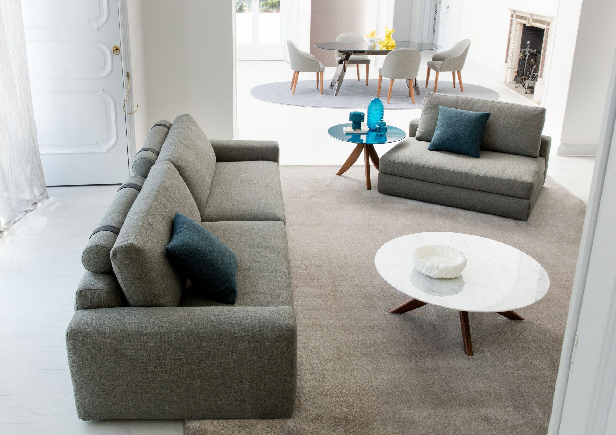 Угловой диван из ткани BertO JOEY ARCH-00023773 - Вид №1