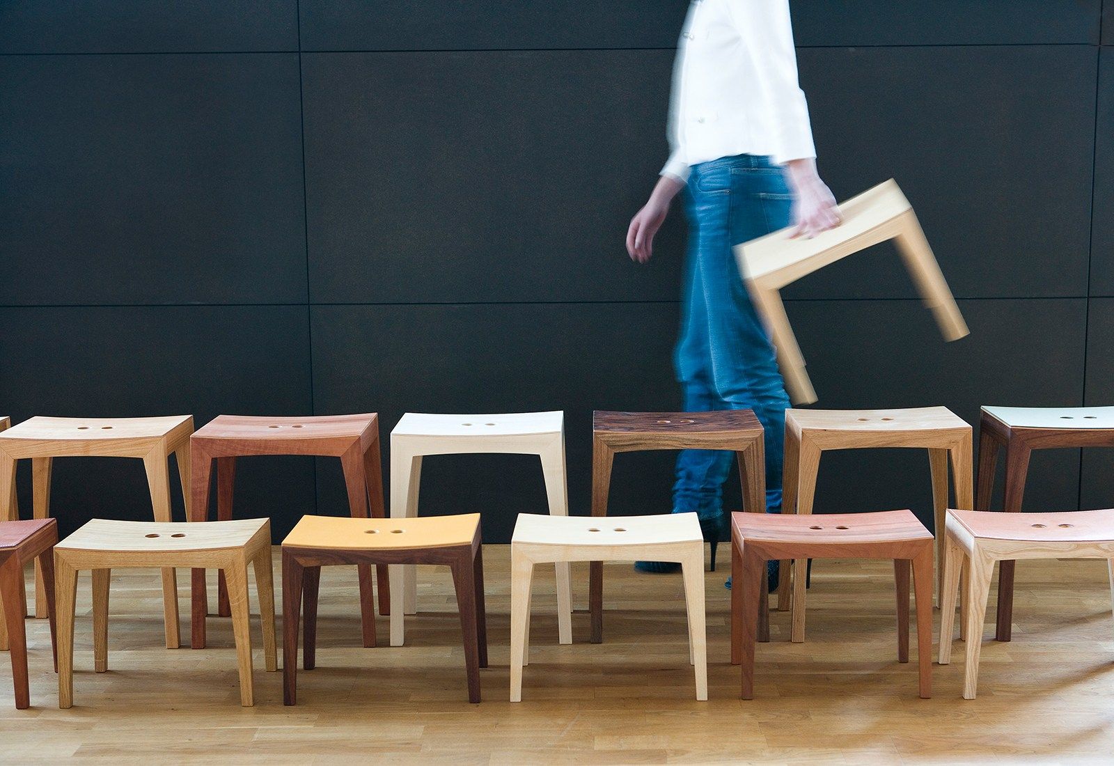 Деревянный низкий стул sixay furniture восемь ARCH-00027411 - Вид №11