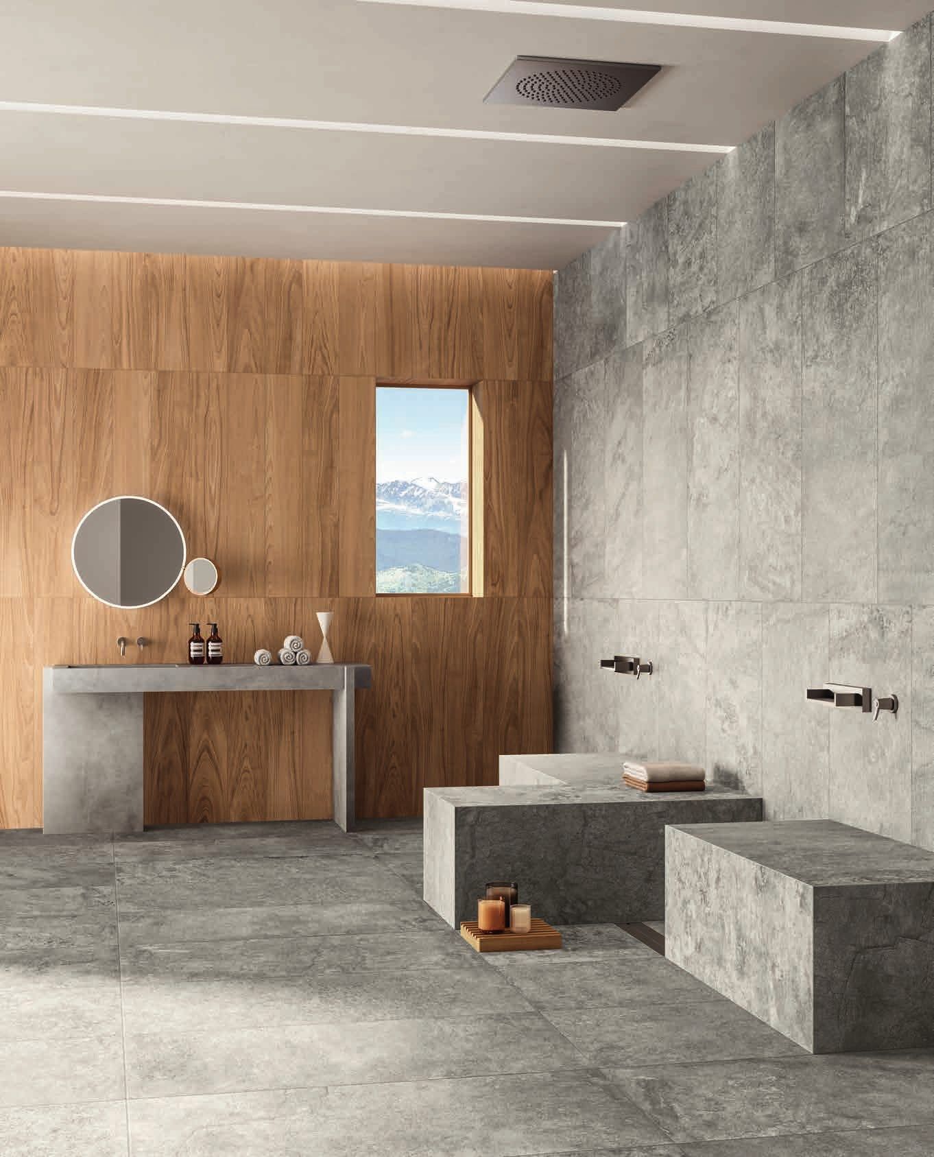 Напольное покрытие / Напольное покрытие из керамогранита для интерьера с эффектом камня CERAMICA DEL CONCA LAVAREDO ARCH-00135051 - Вид №11