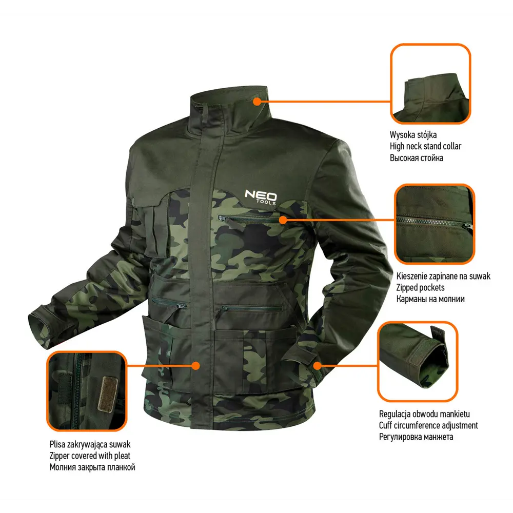 Куртка рабочая Neo Camo цвет камуфляжный размер XL/56 рост 188-194 см 82775416 STLM-2043760 Neò - Вид №11
