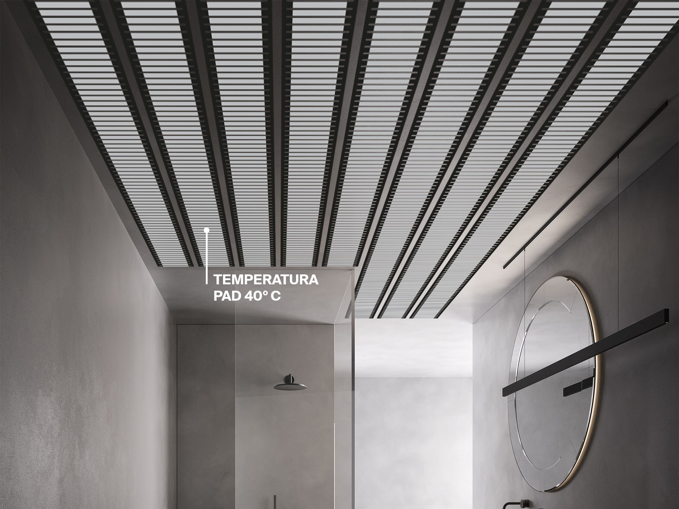 Невидимая потолочная электрическая лучистая система отопления RBM More MORE PAD Series ARCH-00109701