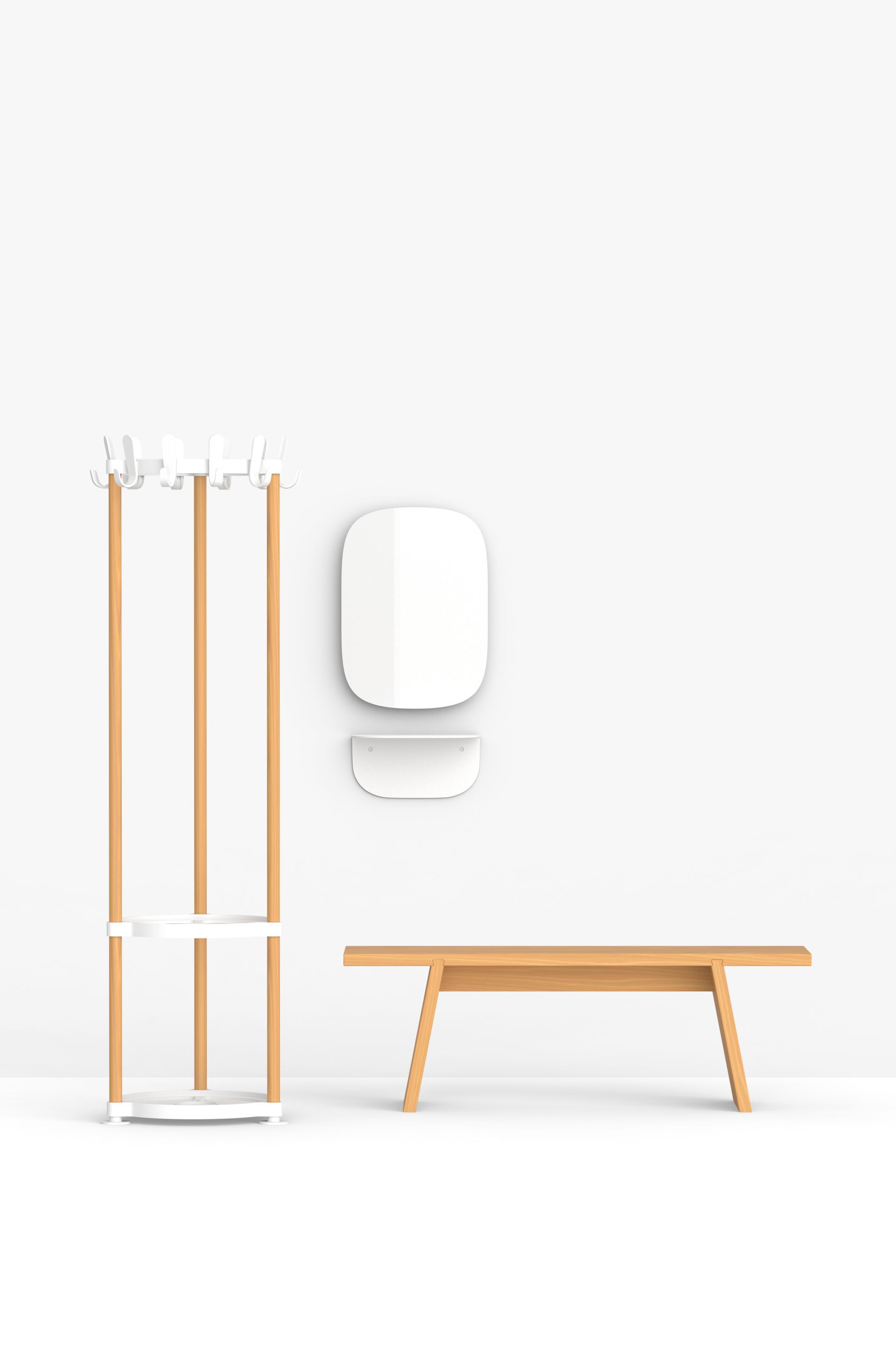 Настенное стеклянное зеркало FUNCTIONALS слайд ARCH-00054192 - Вид №16