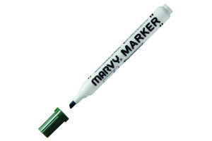 16191361 Перманентный маркер со скошенным наконечником 1-4,5мм зеленый MAR482C/4 MARVY UCHIDA