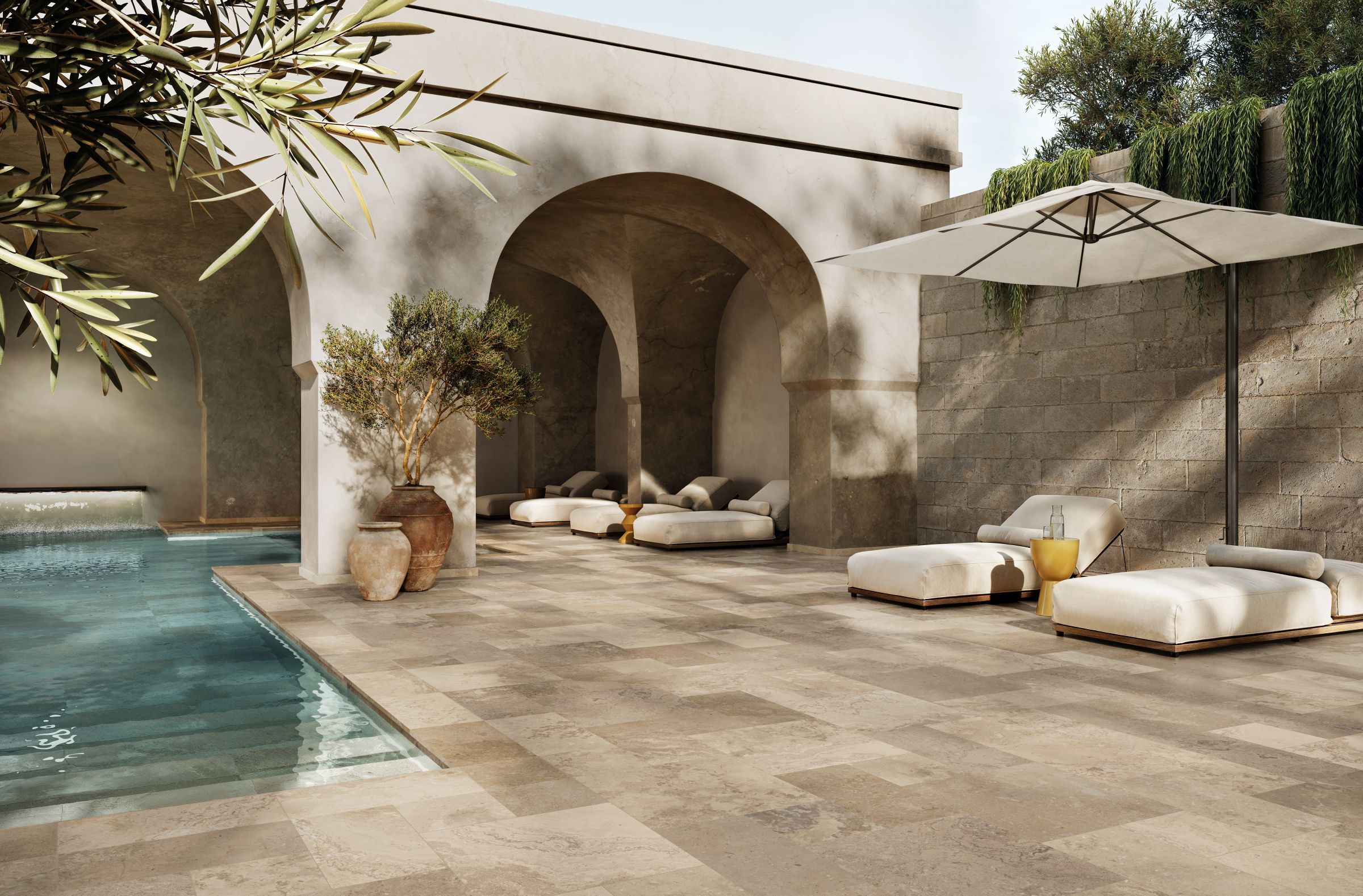 Напольная / напольная плитка из керамогранита с эффектом камня NOVOCERAM SOLITHE ARCH-00034402 - Вид №6