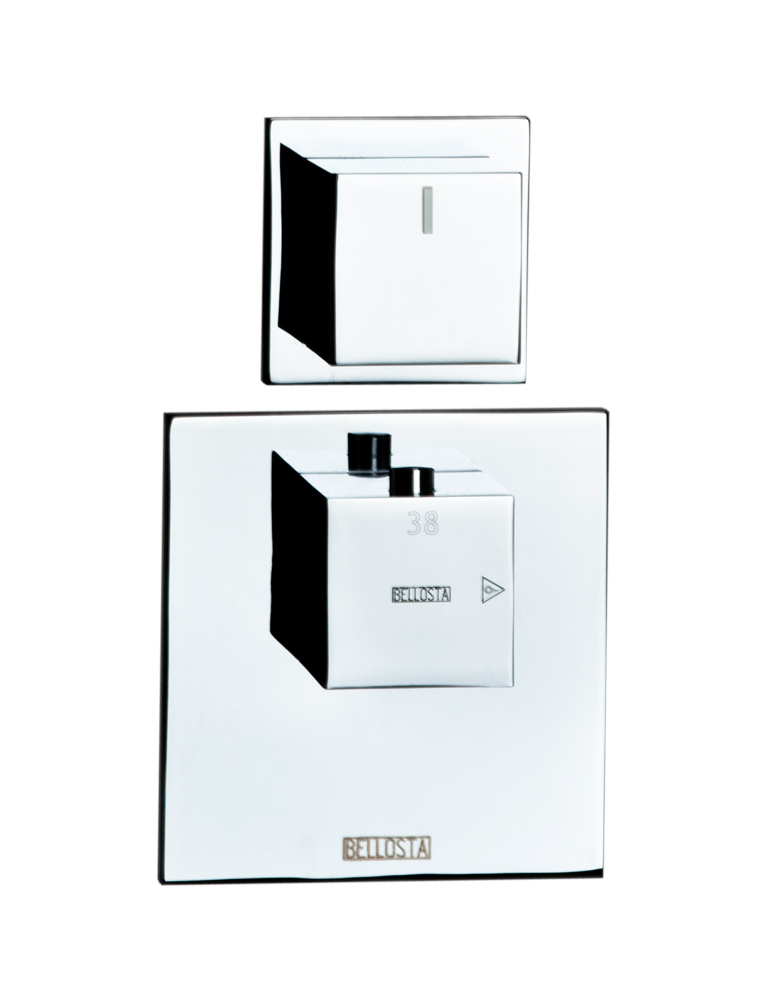 0912/H/E
+ 884036 Bellosta Rubinetterie ВСТРОЕННЫЙ ТЕРМОСТАТИЧЕСКИЙ СМЕСИТЕЛЬ 1 ВЫХОДНАЯ HP 