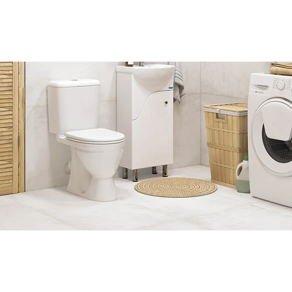 Керамогранит Grasaro Beton 60x60 см 1.8 м² матовый цвет белый STLM-2061536 - Вид №3