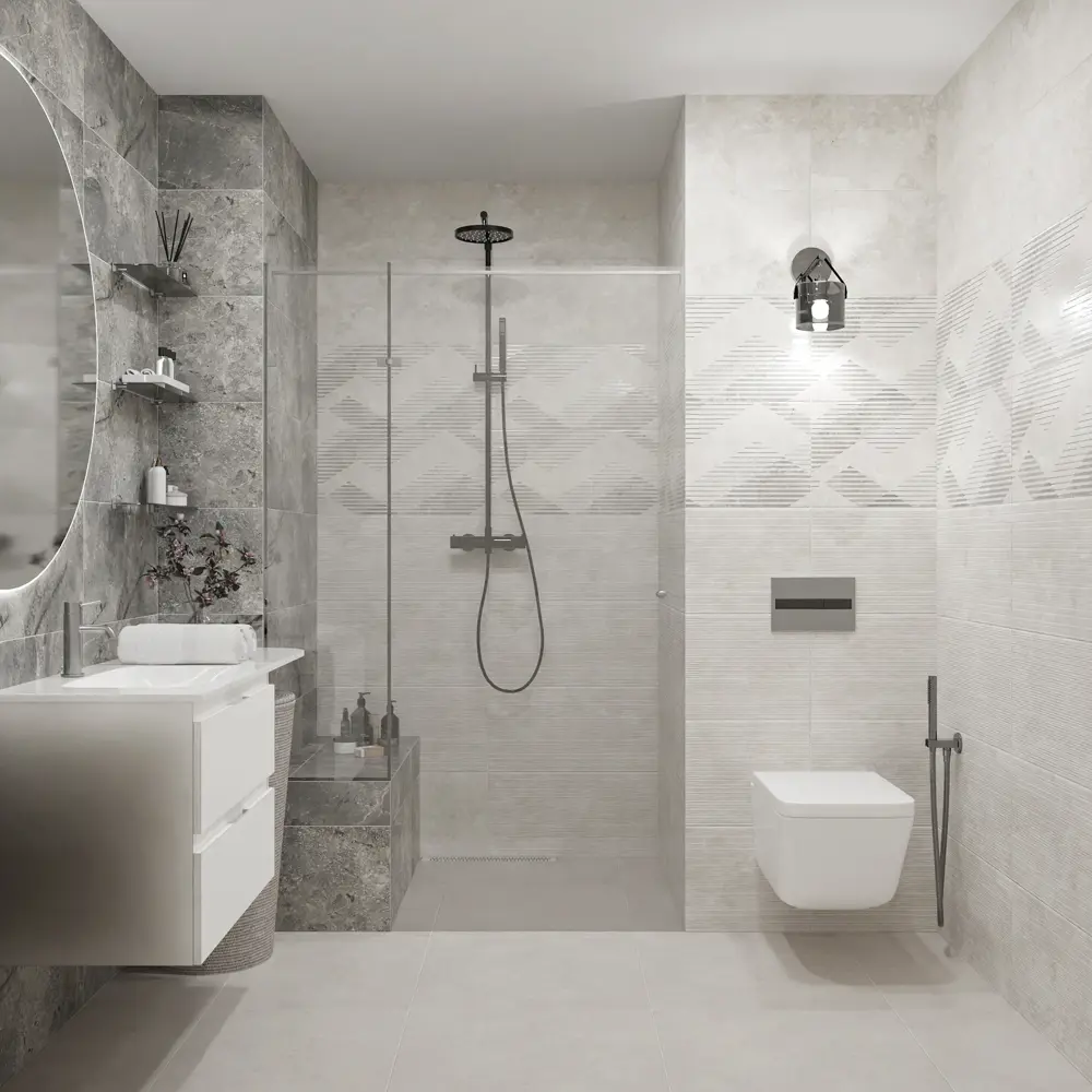 Azori Torrente Lineas — настенная плитка с эффектом камня для ванной 89401962 STLM-1578086 - Вид №4