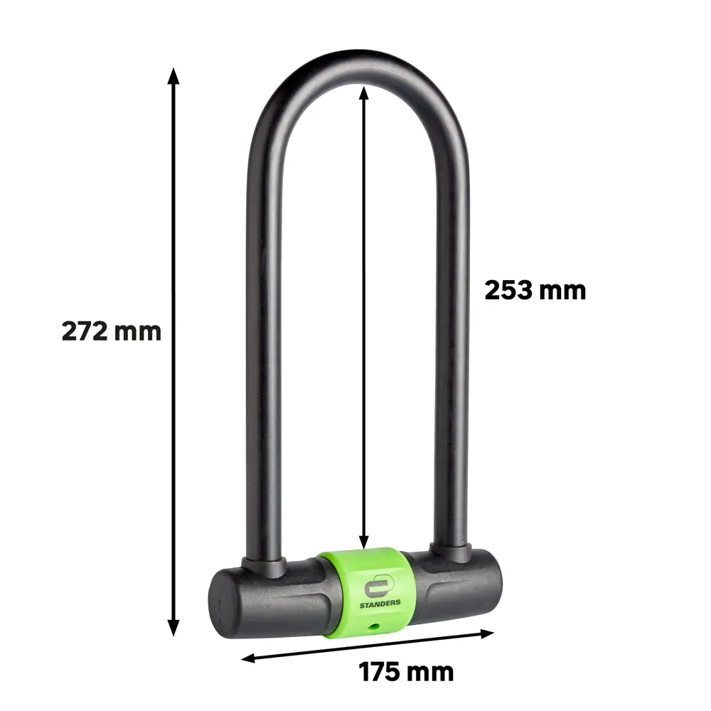 Велосипедный замок с ключом Standers 175x320 мм STLM-2090963 - Вид №4