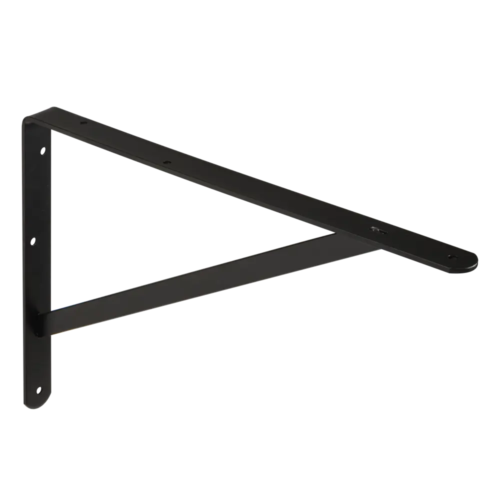 Утилитарный кронштейн Dolmen 26.8x40 см нагрузка до 60 кг цвет черный 89438012 STLM-2015968 Santreyd  - Вид №2