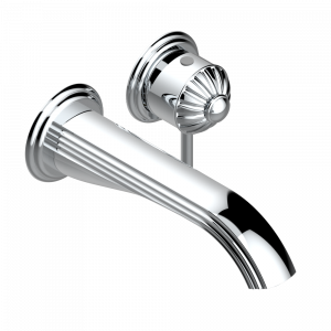 U1A-6541B Trim only for Built-in basin mixer with spout (two x 1/2'' inlets and one 1/2'' outlet), without waste Thg-paris Mandarine Матовый никель