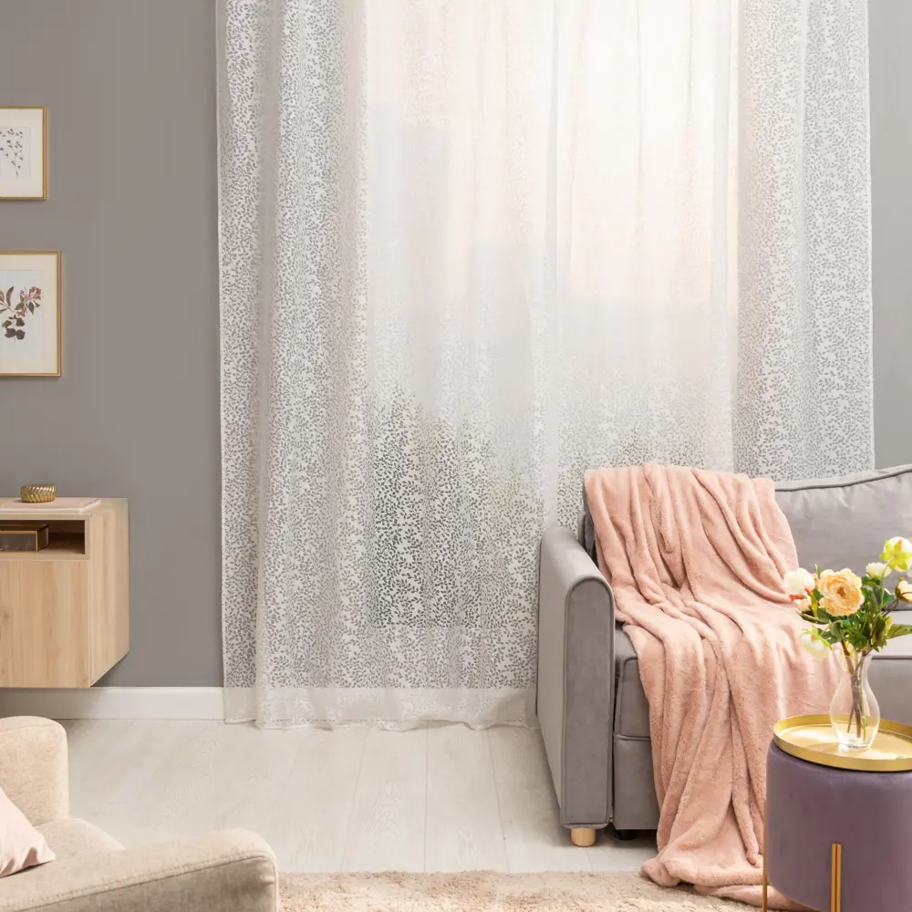 Тюль INSPIRE Osaki на ленте 300×280 см - воздушное оформление окон 82485612 STLM-0028205