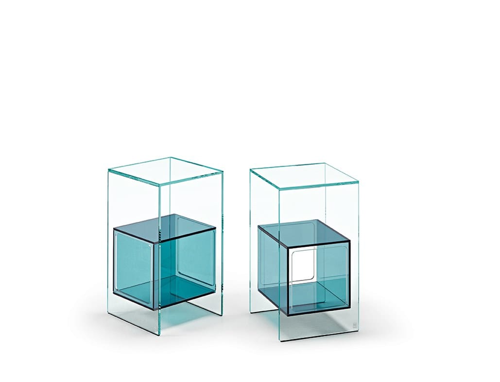 Стеклянный журнальный столик с отсеком для хранения FIAM ITALIA Magique ARCH-00036982 - Вид №10