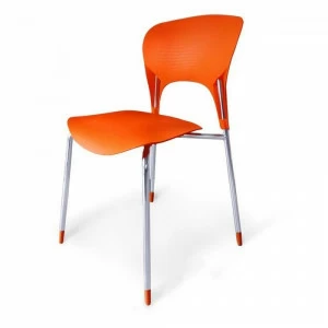 Пластиковый стул оранжевый AFINA  240960 Оранжевый
