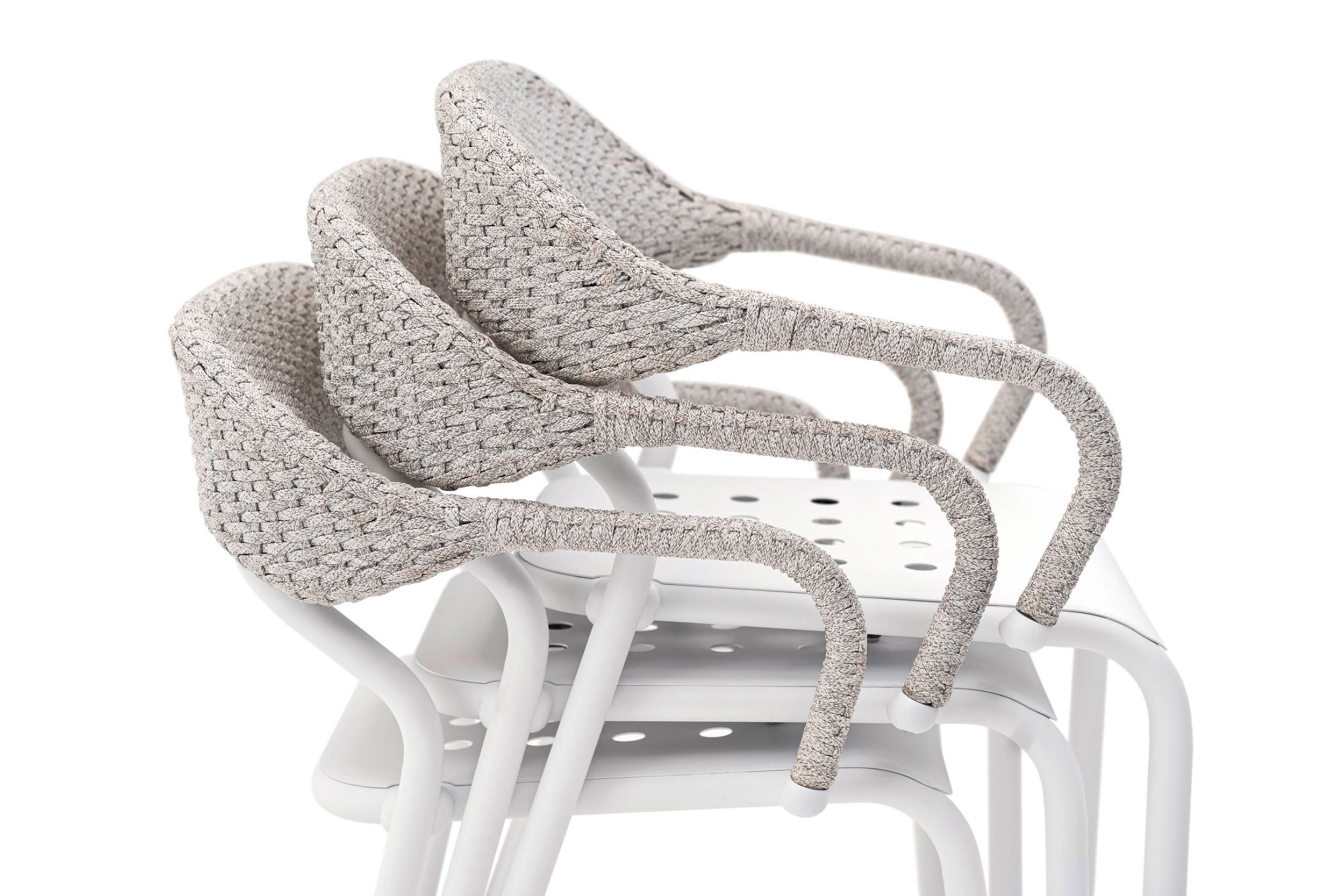 Алюминиевый штабелируемый стул с подлокотниками Varaschin Носс ARCH-00062000 - Вид №13