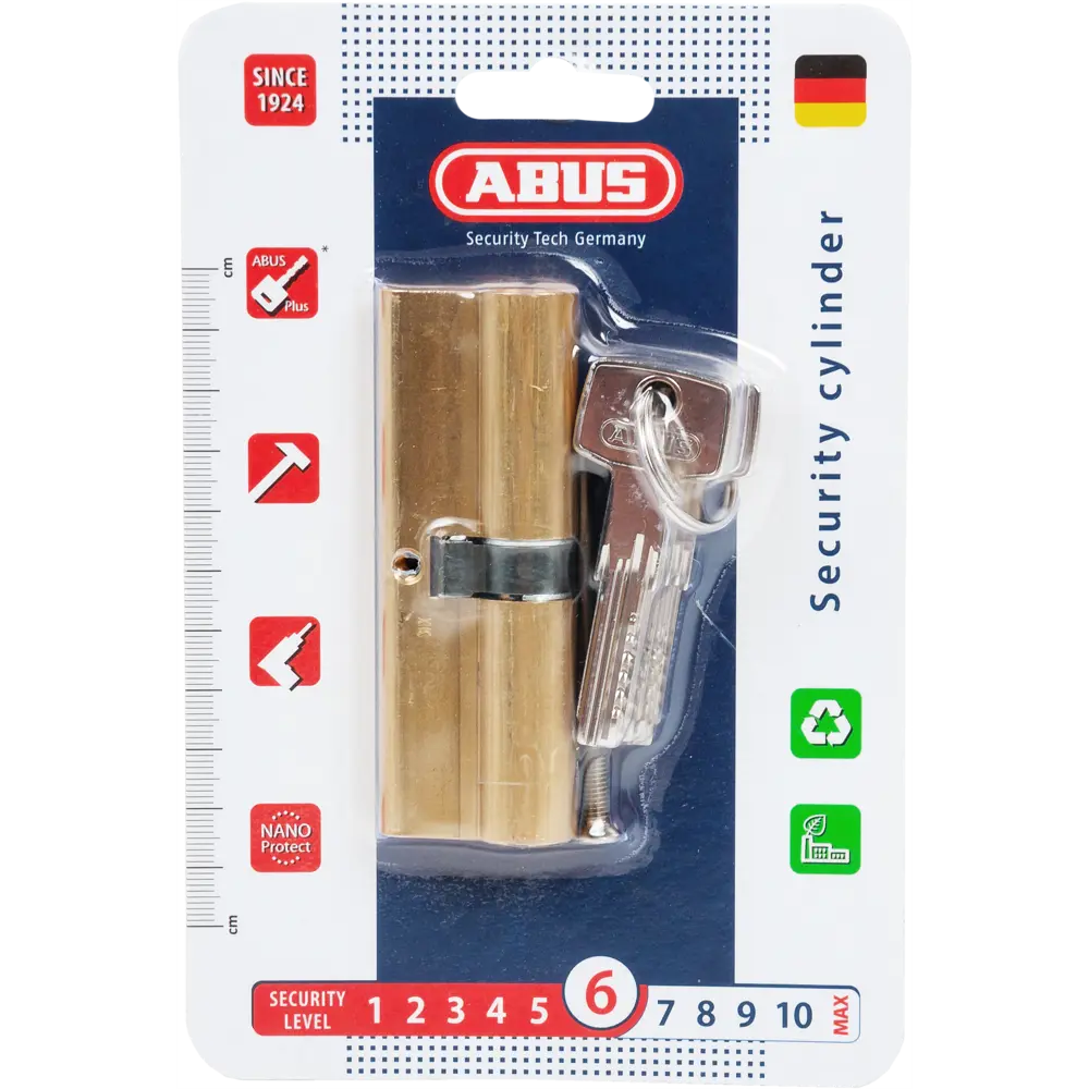 Цилиндр дверной ABUS D6MM с защитой от взлома, золото 82441688 STLM-0027360 - Вид №3