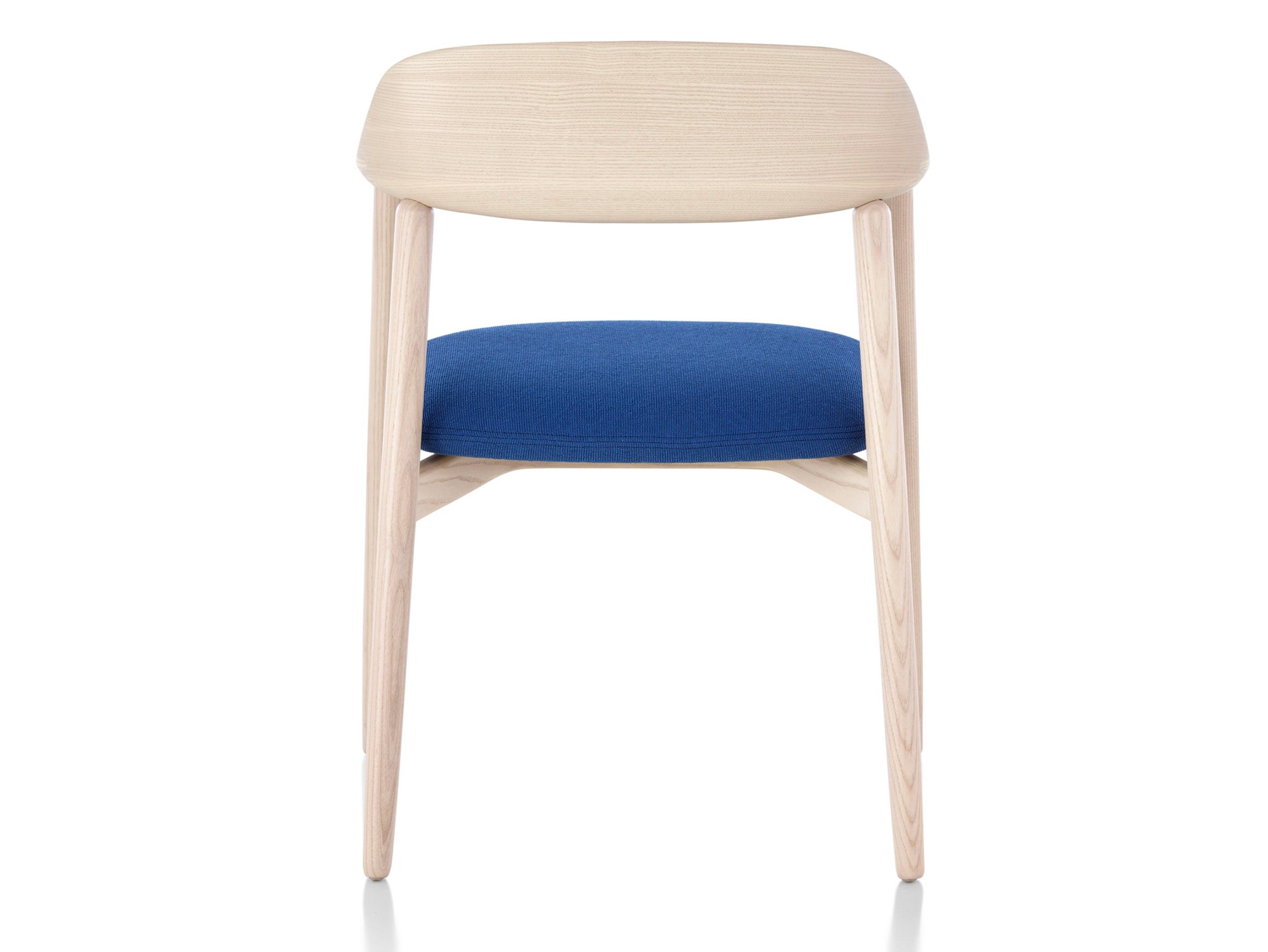 Деревянный и тканевый стул с подлокотниками Herman Miller Crosshatch ARCH-00041179 - Вид №2