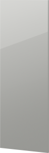 85036555 Дверь для шкафа Аша грей 32.8x102.1 см ЛДСП цвет светло-серый Аша серый STLM-0057846 DELINIA ID