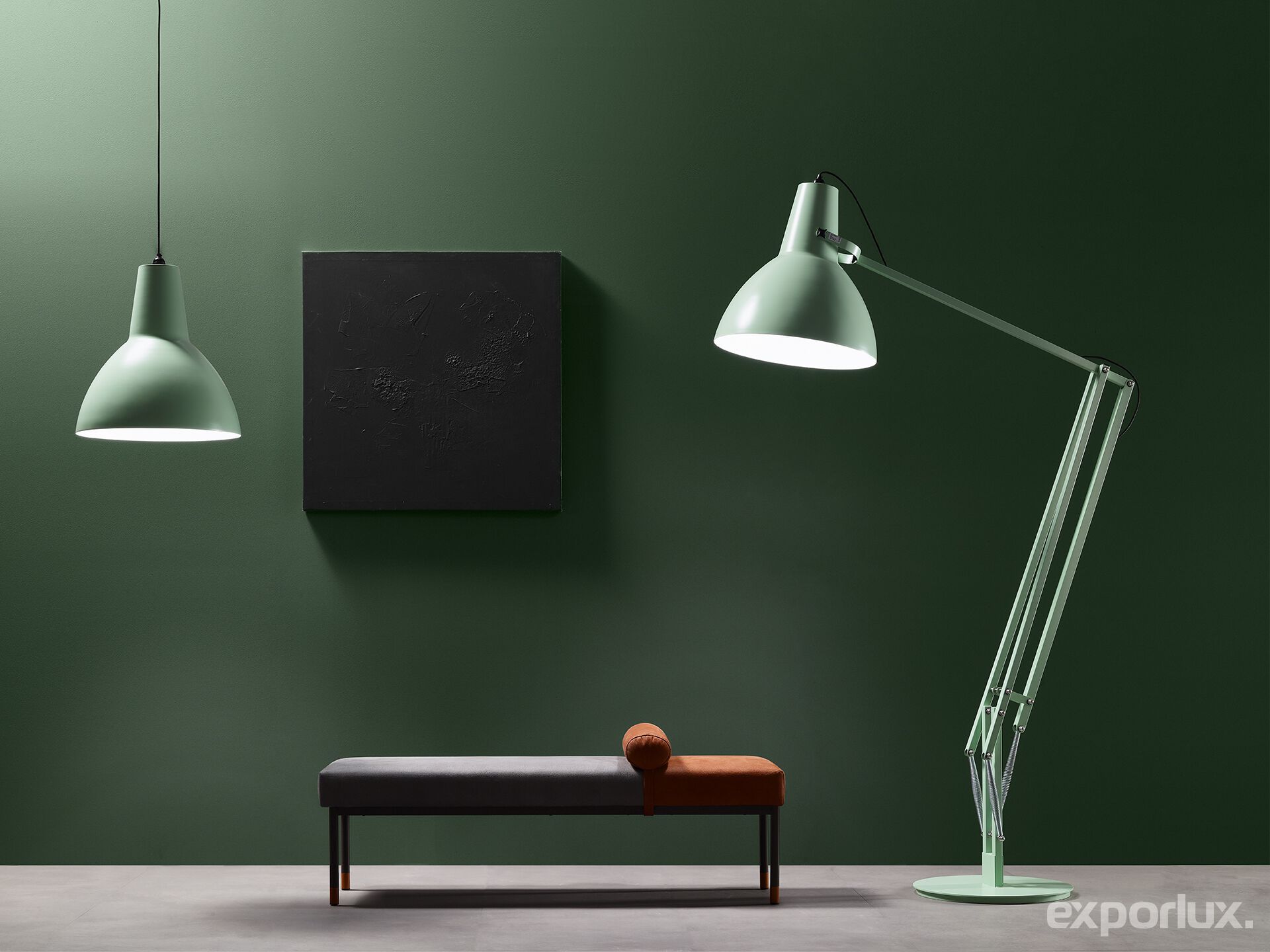 Термокрытый алюминиевый регулируемый светодиодный торшер Exporlux BIG SA ARCH-00145775 - Вид №2