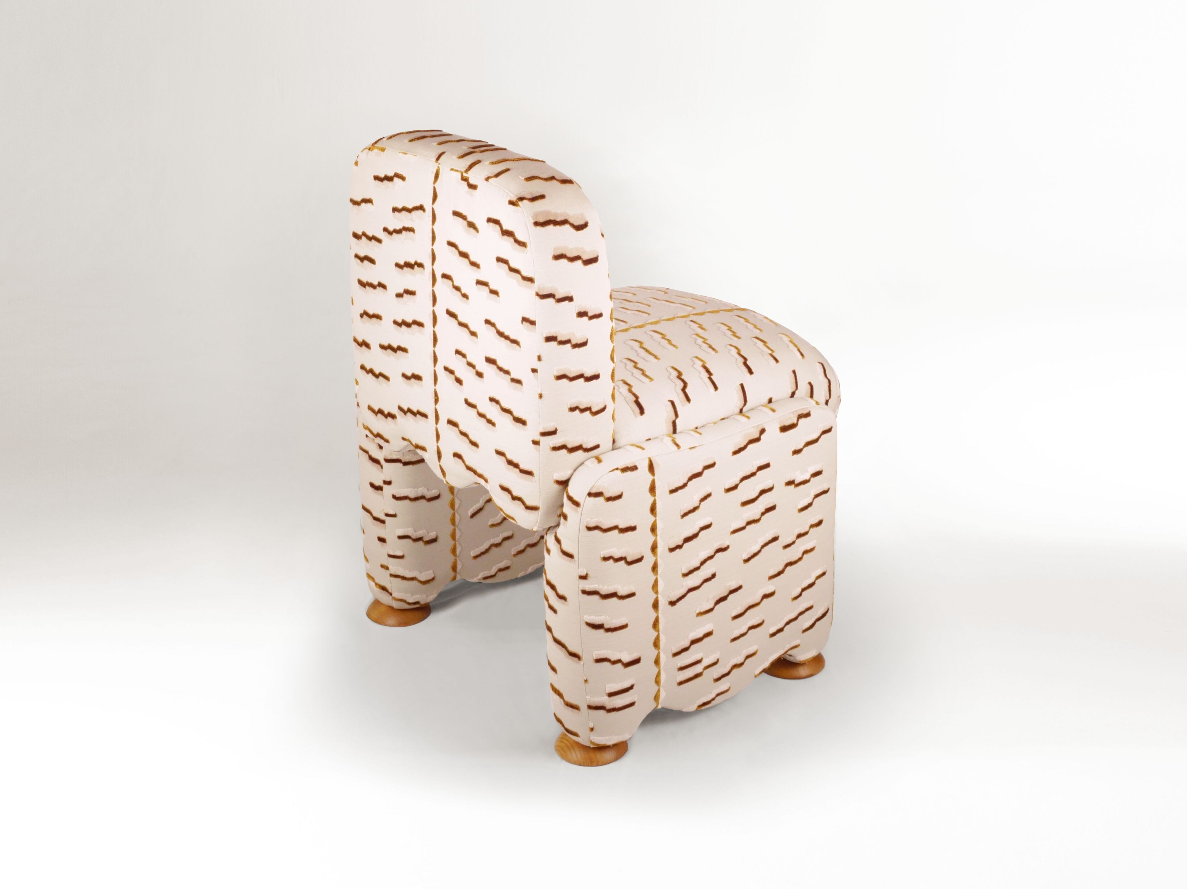 Мягкий стул из ткани DOOQ Синди ARCH-00141632 - Вид №1