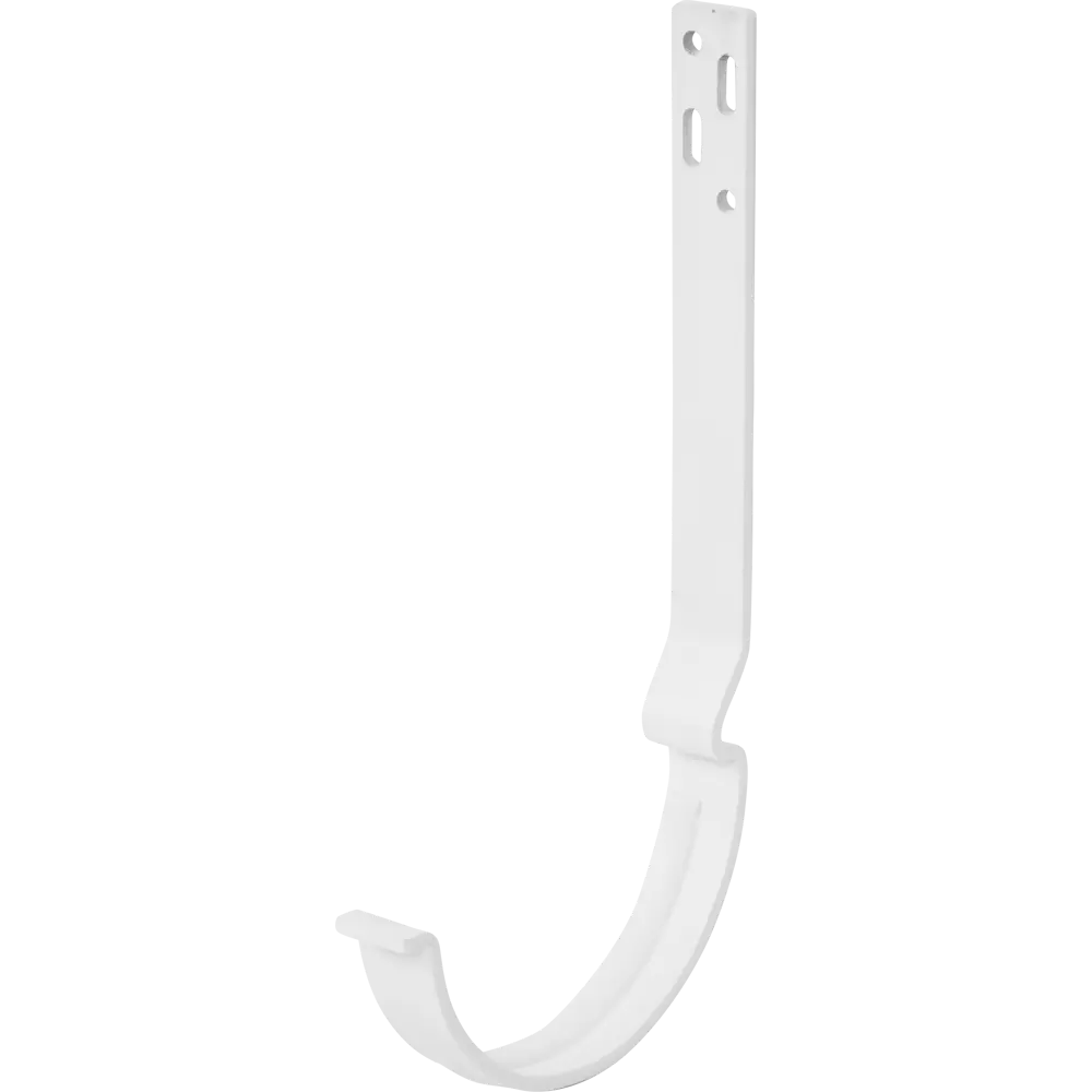 Держатель желоба длинный цвет белый ИНТЕРПРОФИЛЬ STLM-2145351