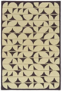 Toulemonde Bochart Прямоугольный шерстяной коврик с геометрическими мотивами Access
