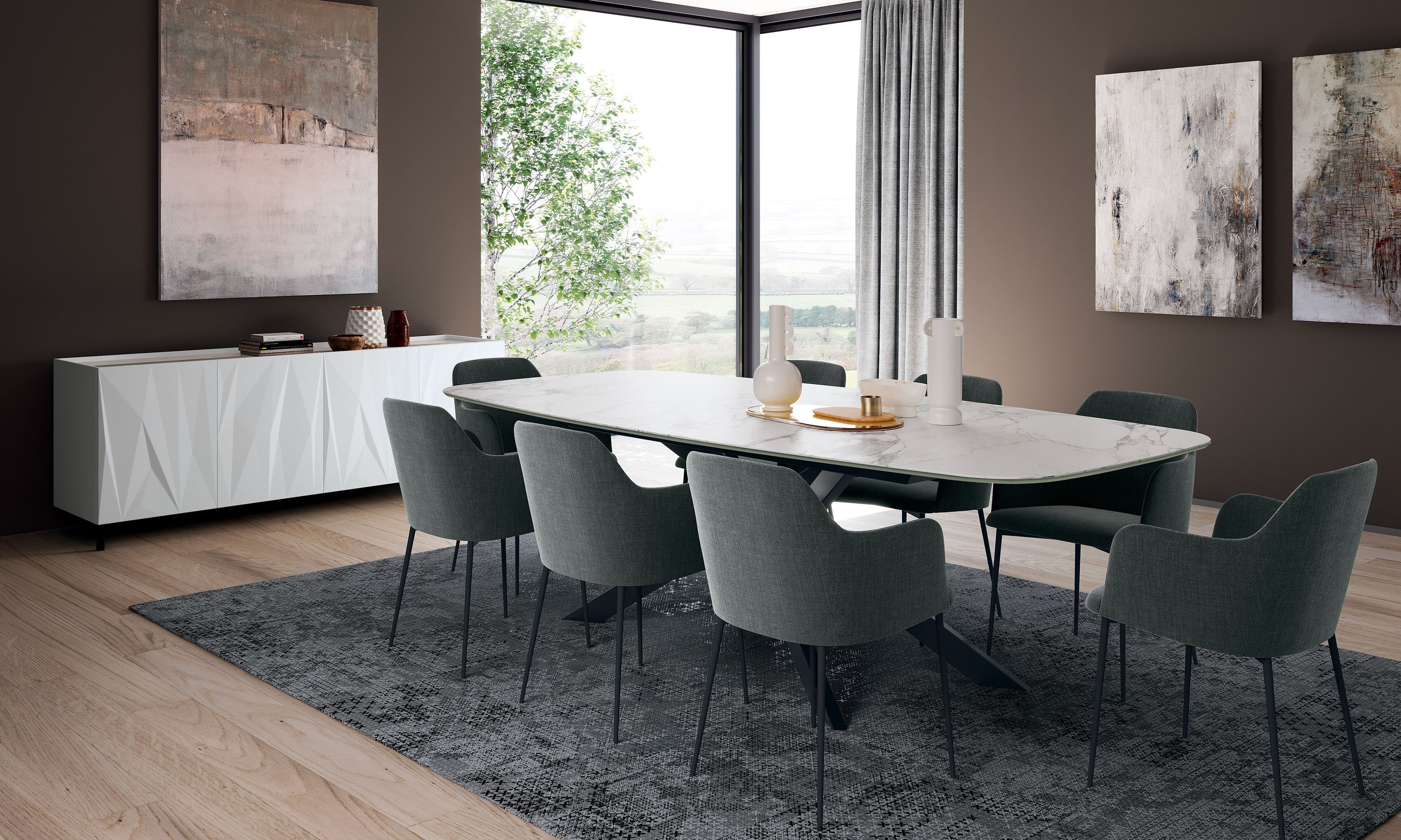 Технический керамический бочковый стол Febal Casa BLISS ARCH-00084449 - Вид №2