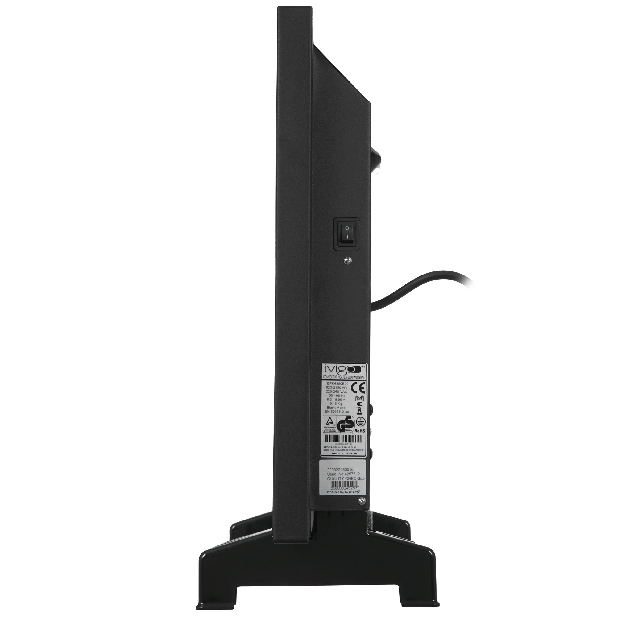 9935440 Конвектор iVigo EPK4590E20 STDN-0101207 - Вид №2