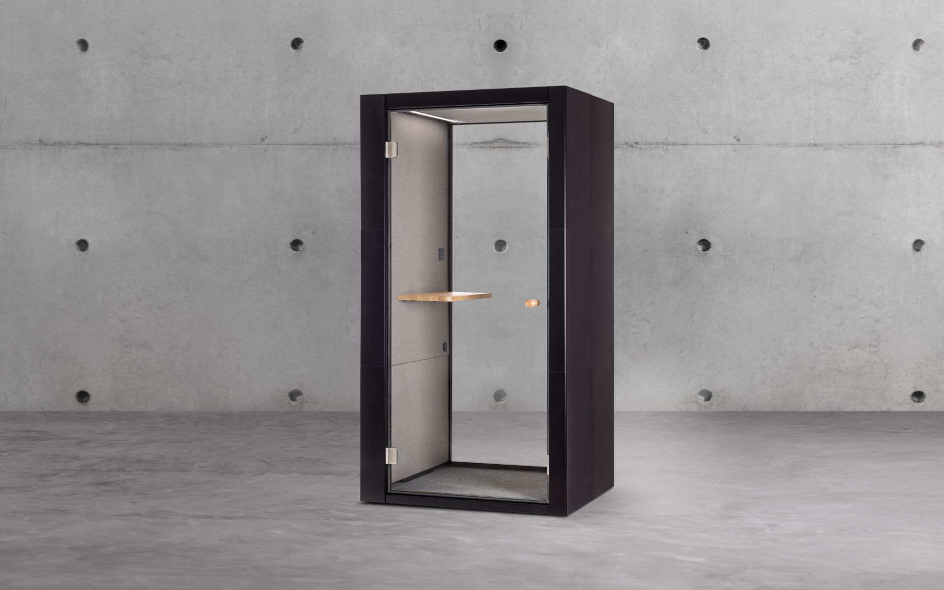 Одноместная акустическая офисная кабина со встроенным освещением SilentLab SPARK ARCH-00150225 - Вид №1