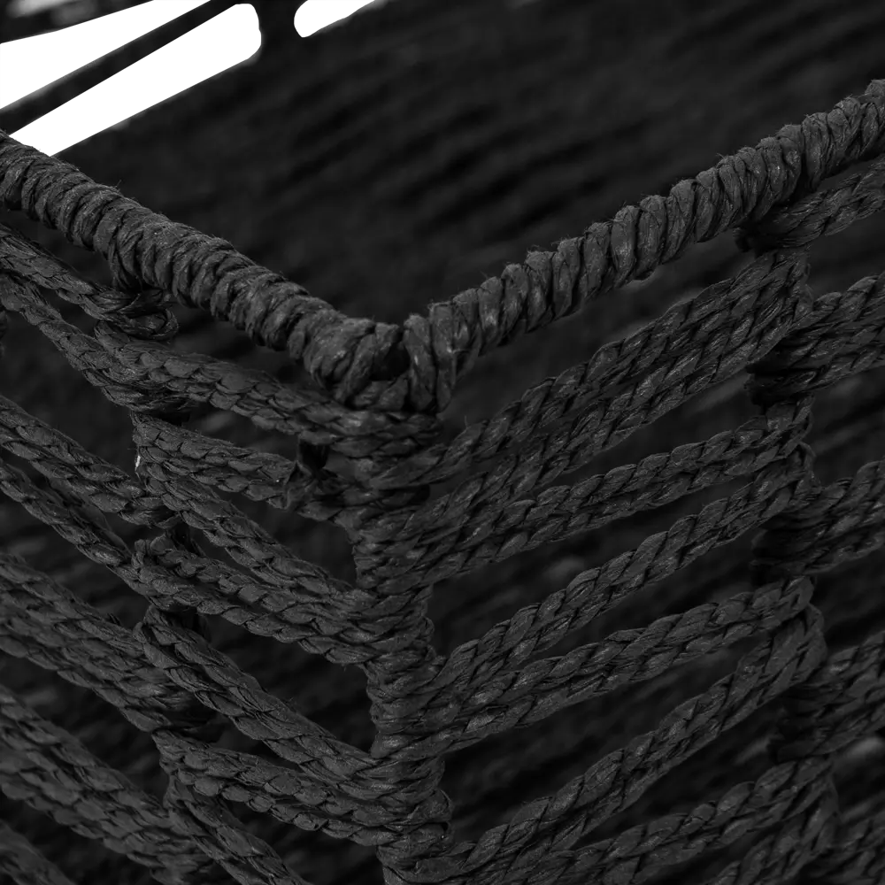 Корзина мягкая «Ажурная», 350x250x130 мм, 11 л, бамбук, цвет чёрный 82280870 STLM-2024195 Santreyd  - Вид №2