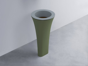 AMLA45-BR+AMPILT-CA+AMCOLT-AG Раковина Amedeo Tondo отдельностоящая cielo Enjoy + Amedeo