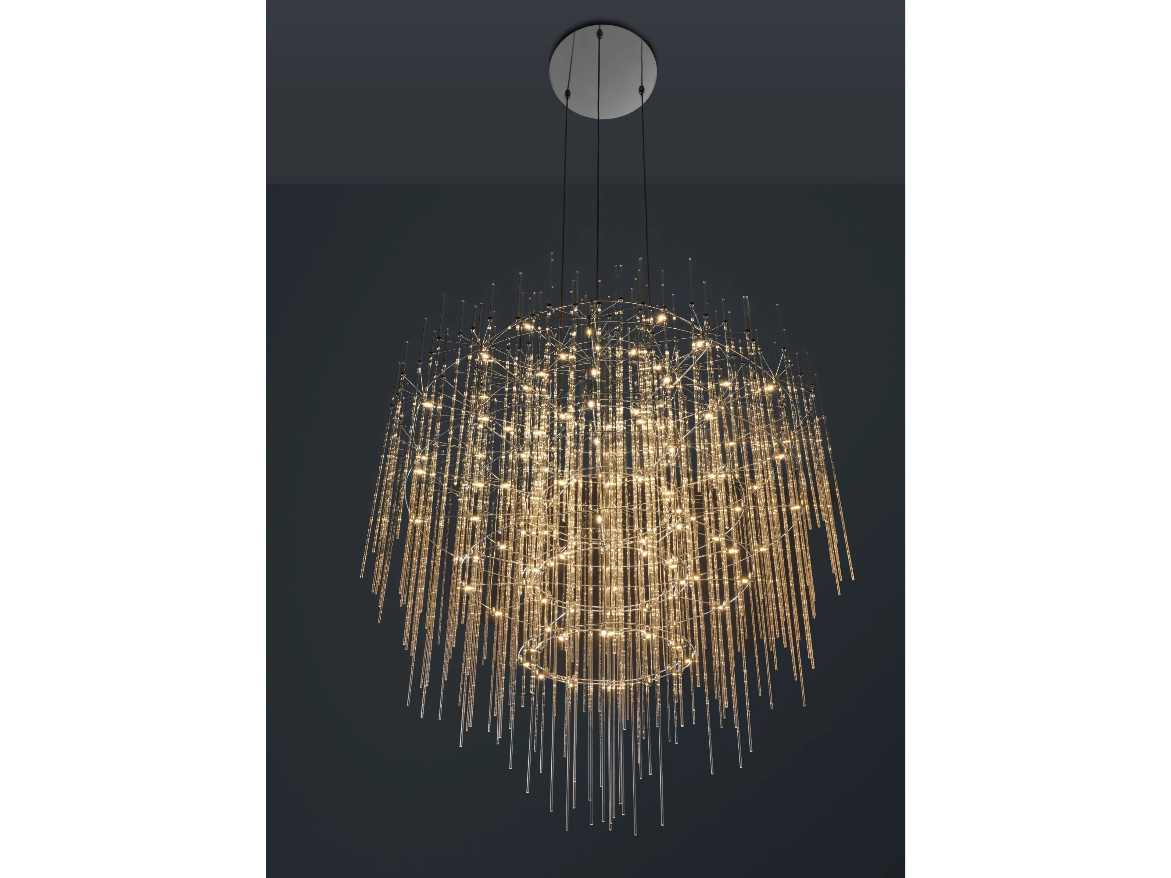 Стеклянный светодиодный подвесной светильник Quasar SKYFALL ARCH-00124892 - Вид №3