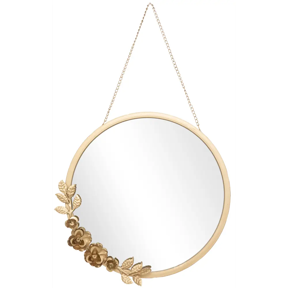 Зеркало декоративное Цветы 187980 круг 28 см Atmosphera STLM-2083409
