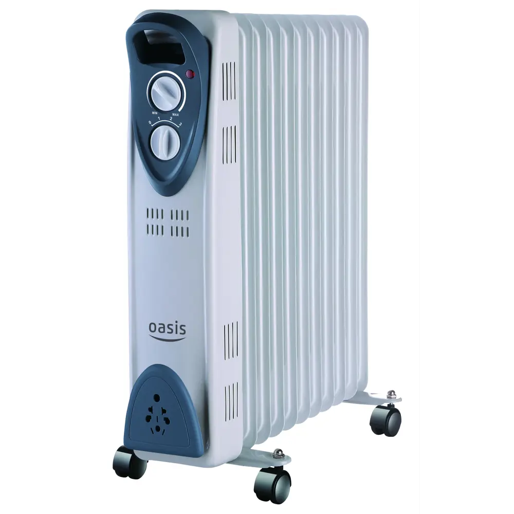 Обогреватель масляный Oasis UT-25 с механическим термостатом, 2500 Вт, 9 секций STLM-2073401