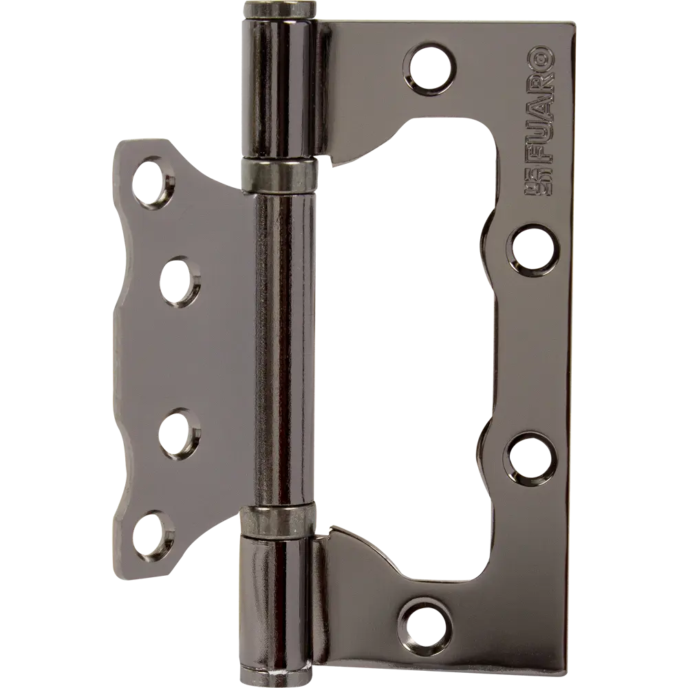 82105963 Петля без врезки N100500/2BB-BN/BL 100x75x2.5 мм сталь цвет глянцевый чёрный STLM-0019058 FUARO Home - Вид №3